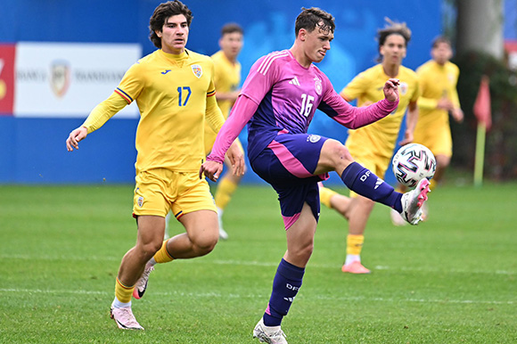 Löwe Lukas Reich kam bei dem Qualifikationsturnier zur U19-EM 2025 in drei Spielen zweimal zum Einsatz. Foto: Privat